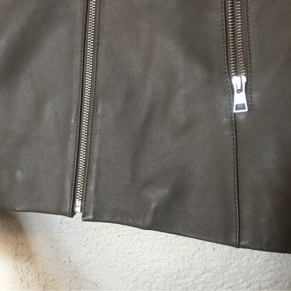Soia & Kyo Lambskin Leather Zip Up Jacket - Picture 7 of 16